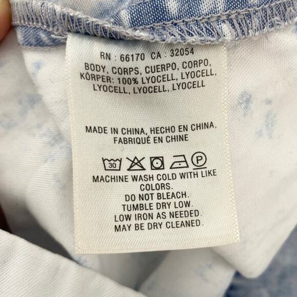 HOLDING HORSES / ANTHROPOLOGIE ~ Acid Wash Chambray Cold Shoulder Dress ~ Small - Picture 5 of 5